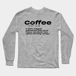 Coffee_2 Long Sleeve T-Shirt